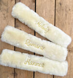 Lami-Cell Neusbontje met Geborduurde Naam – Zwart of Naturel